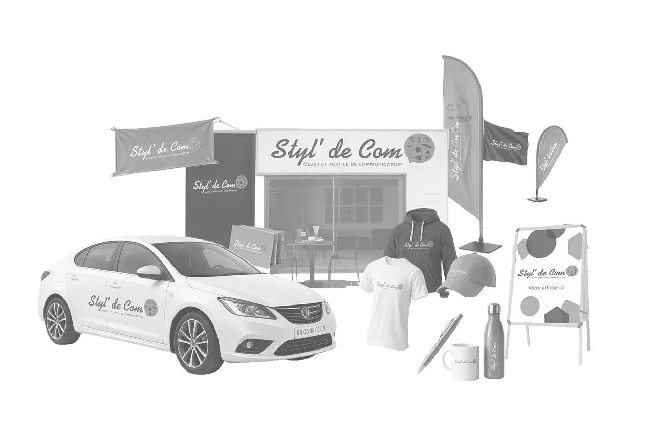 Agence Styl’ de Com présente ses produits publicitaires personnalisés et signalétiques à Bourges